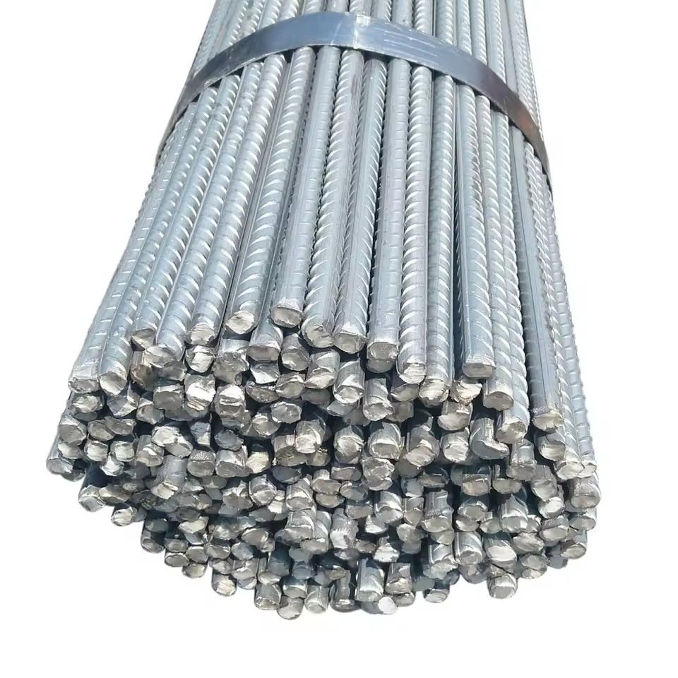 High Quality Rebar 6mm 8mm 10mm 12mm 16mm 20mm Carbon Steel Threaded Bar Iron HRB300/335/500 HRB400 Rods for Construction