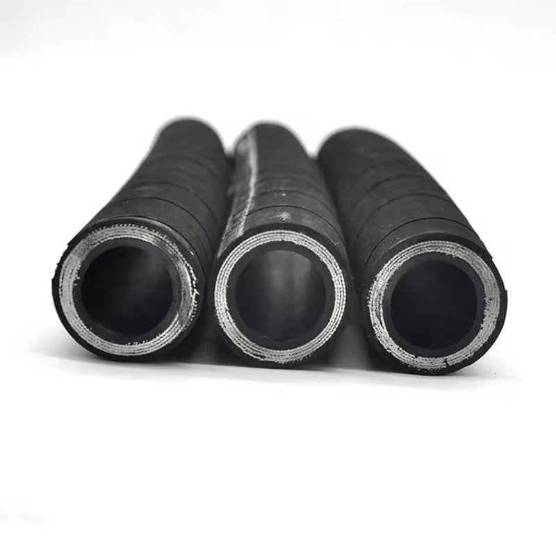 DN25 1SN R1 High Pressure NBR Hydraulic Rubber Hose NBR Material with Crimping Fitting and Cutting Services