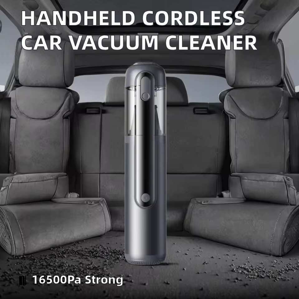 OEM Aluminum Alloy Vertical Handheld Car Vacuum Cleaner Small Portable Large Suction Special Suction Blow Wireless