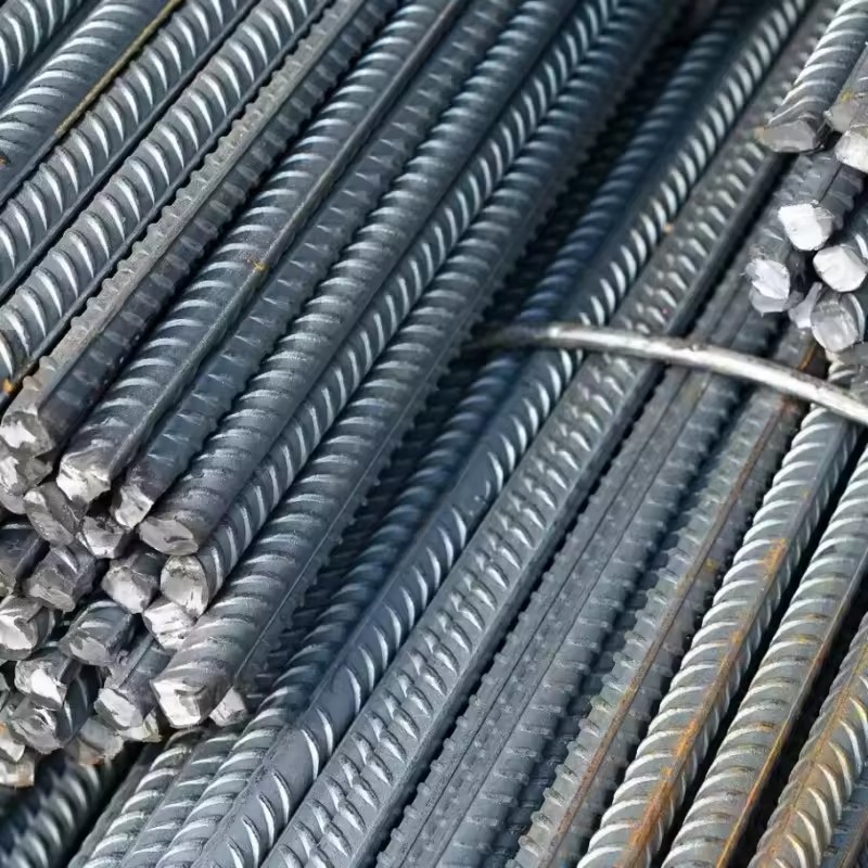 Customized HRB400 HRB500 Iron Rebar A500 B500b Deformed Steel Reinforcing Bar 6mm-50mm Custom Diameter Bending Welding ASTM BS
