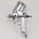 K3 Mini Pneumatic Air Brush Paint Sprayer 0.5mm Durable Aluminium Alloy Tool Gravity Feed 100ml Capacity 100ml/min Flow Rate