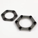 304 Stainless Steel Frame Elastic Buffer Diaphragm Coupling Rubber Grommet Pad Flexible Shaft Connector Machine