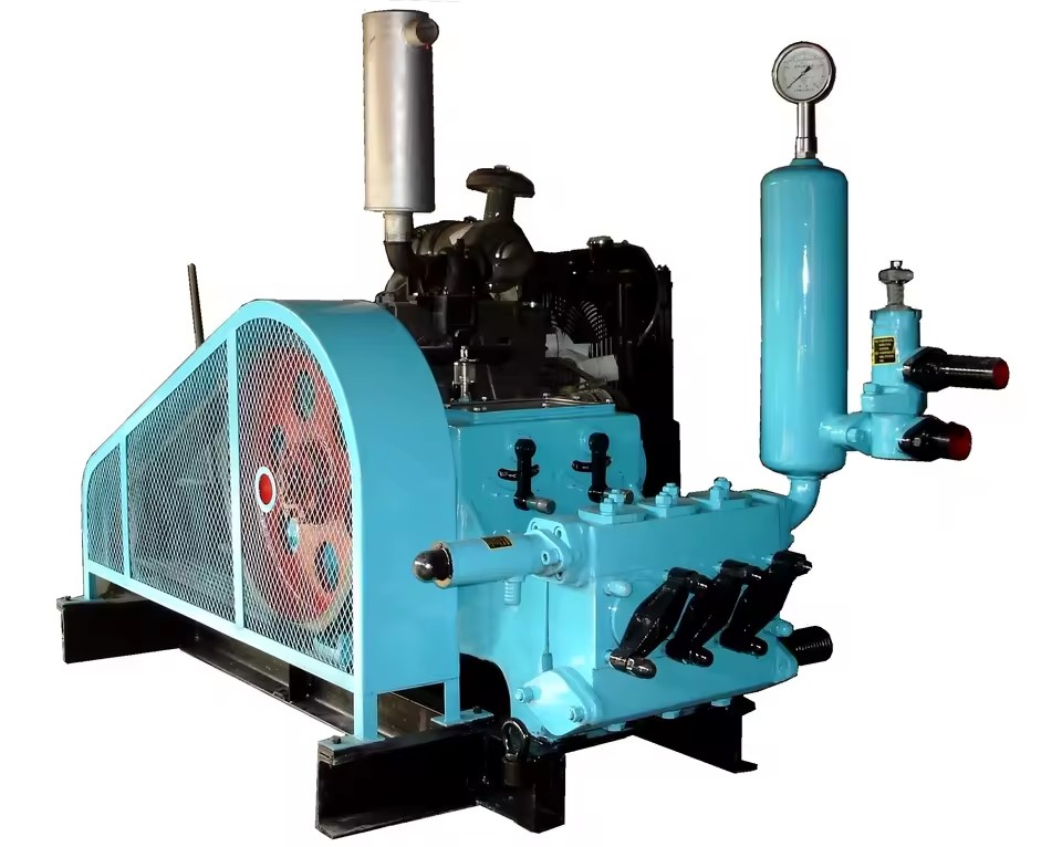 BW-600/10 600LPM MUD PUMP with ENGINE & GEARBOX CORE COMPONENTS