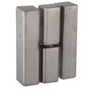 Heavy Duty Carbon Steel Chrome Plated Adjustable Detachable Industrial Hinge 180 Degree Door Pivot Hinge