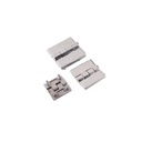 Stainless Steel Chrome Plated Industrial Adjustable Key Lock Universal Cabinet Hinge Waterproof 180 Degrees Opening Modern 2mm