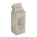 Snap-in Flush Locking Sliding Door Handle Push-to-Close Design with Slam Abs Plastic Latch for Open Sliding Doors