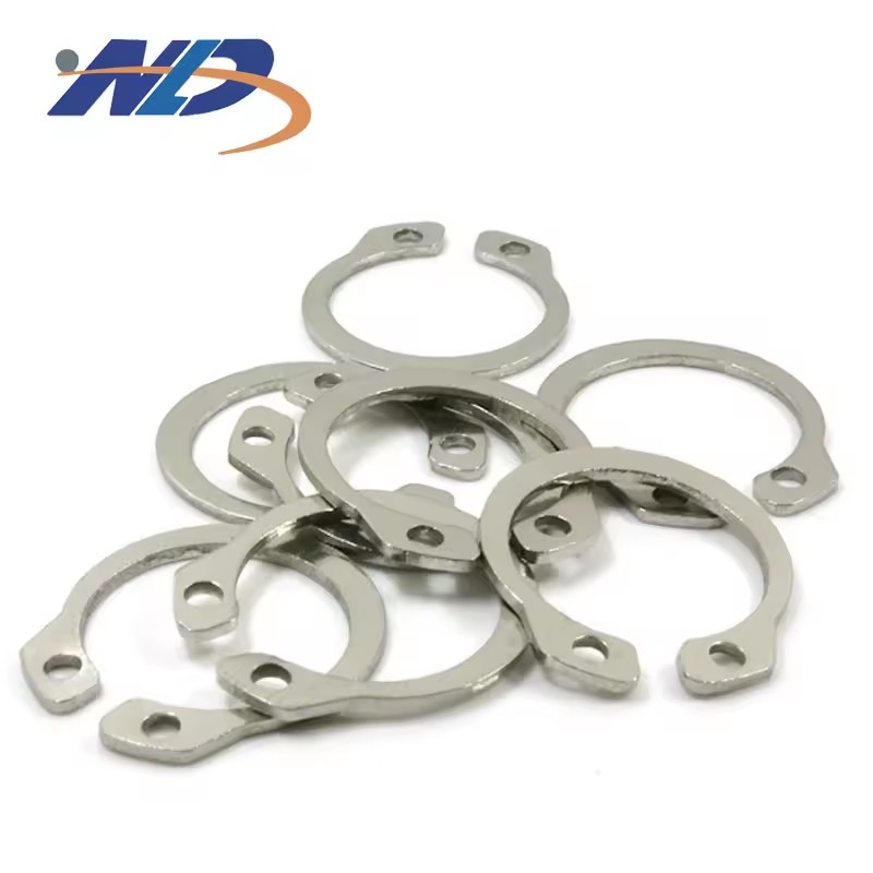 Custom 304 316 Stainless Steel DIN127/GB93 Spring Split Lock Washer Retaining Ring Circlips for Hole-type