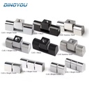 CL45/CL65 Iron Electrical Cabinet Hinge Black Bright Finish Industrial Design Durable 180 Opening Angle