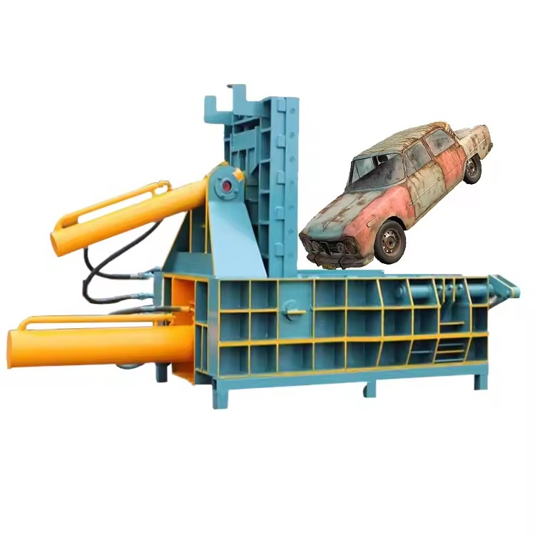 Heavy Duty Scrap Metal Compactor Press 180T Iron Baler Scrap Car Baling Pressing Machine