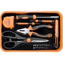 27pcs Professional Hand Tools Set Hammer Wrench Screwdriver Pliers Car Repair Kit Tools