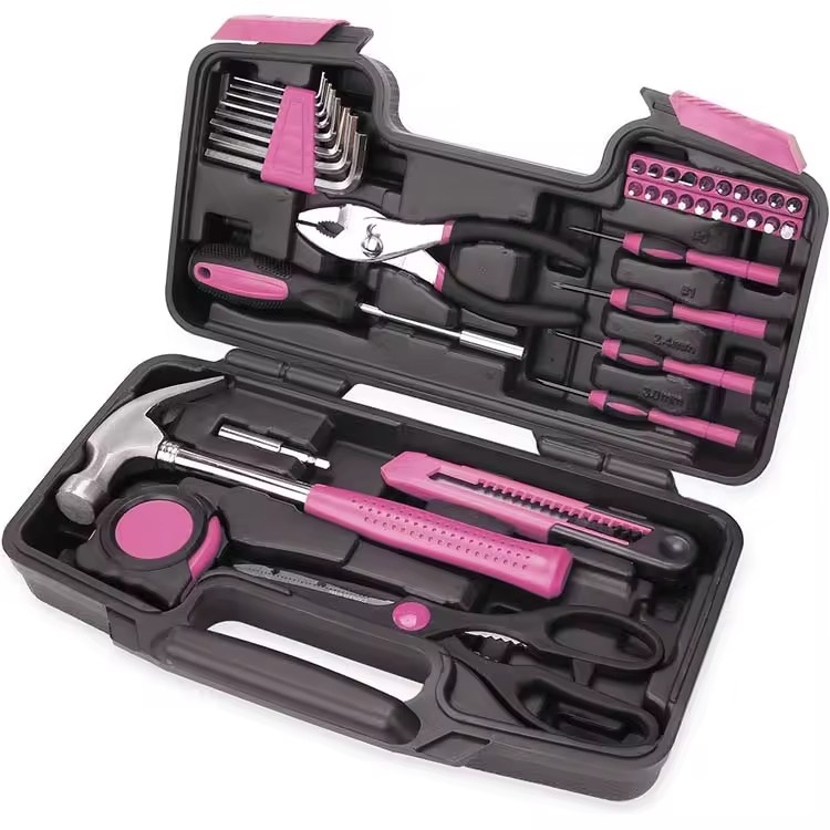 Promotional Electronic Tool Box Set Professional Mechanic Power Wireless Tools Combo Kit Cordless Free Shipping