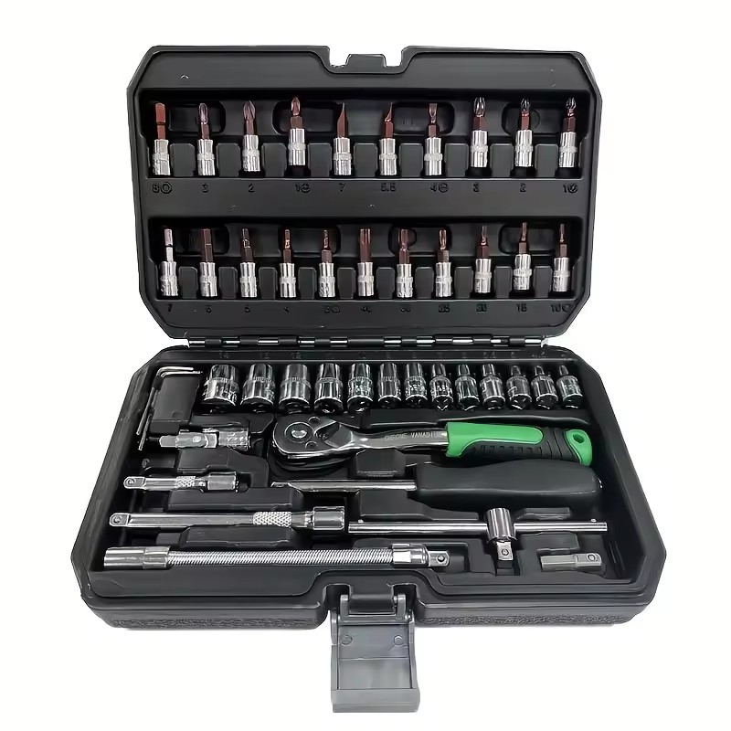 CRV Fast Complete Wrench Set Hand Tools for Car Repair and Home Use Ratchet and Socket Set