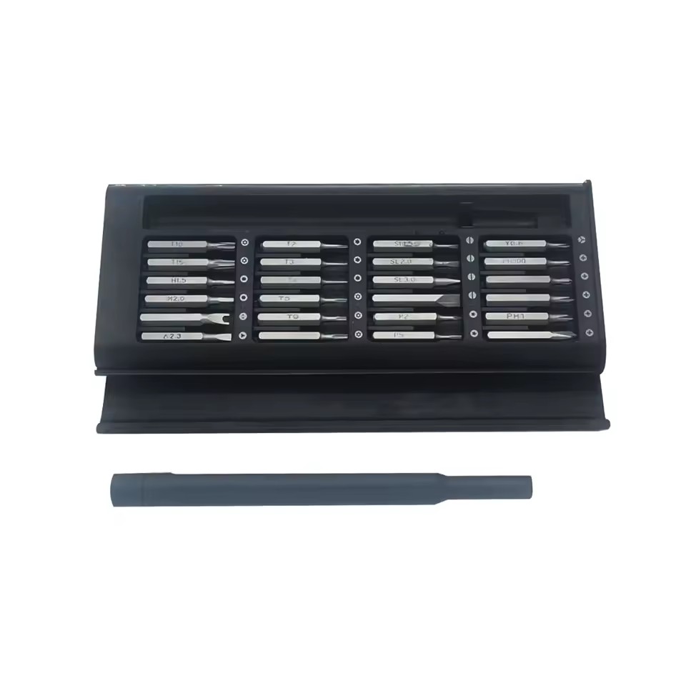 24 in 1 Multi Insulated Magnetic Ratchet Torque Torx Precision Small Mini Screwdriver Bit Set Tools Hardware Kit Screw Driver