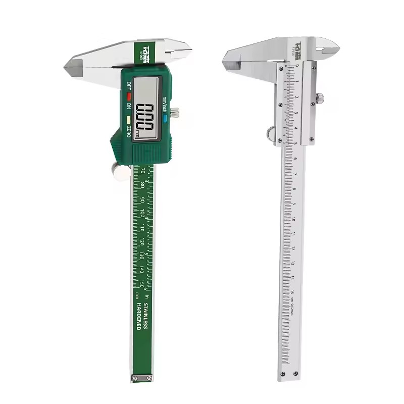 High-Precision Electronic Digital Display Vernier Caliper Small Household Mechanical Caliper Wholesale Plastic Scale