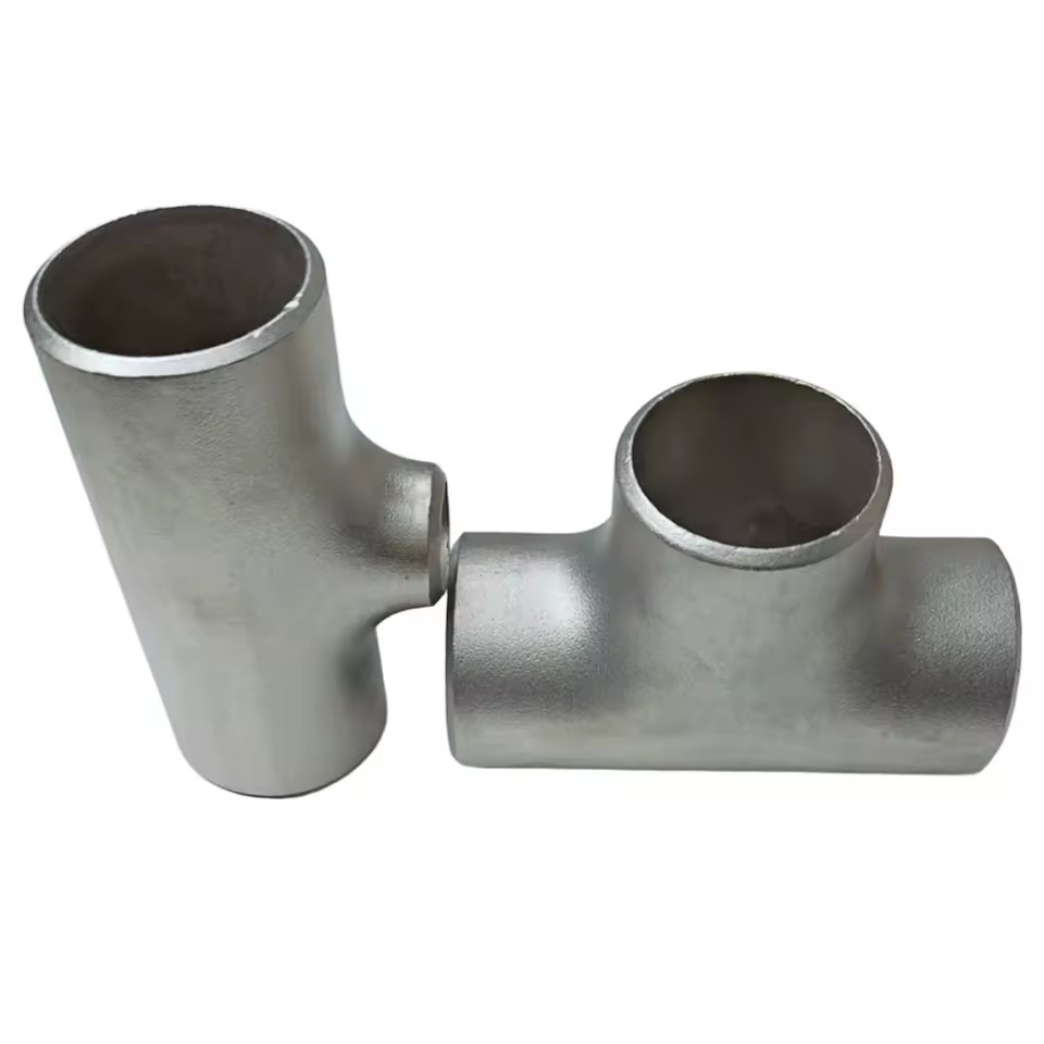 Supply Stainless Steel Pipe Fittings Titanium Pipe Fittings Seamless Tee