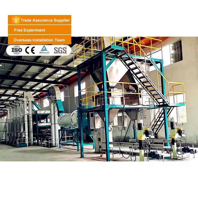 10-50/H Compound NPK Fertilizer Making Machine Bulk Fertilizer Blending Line Bb Fertilizer Production Line
