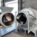 High Efficiency Electric Heated Stainless Steel Industrial Drum Dryer with Engine & Motor for Food Processing (Grains & Fruits)