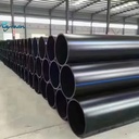 Black Hot Melting Connection Polyethylene Water Supply Tube Irrigation Use High Density HDPE Pipes Model PE100/PE80