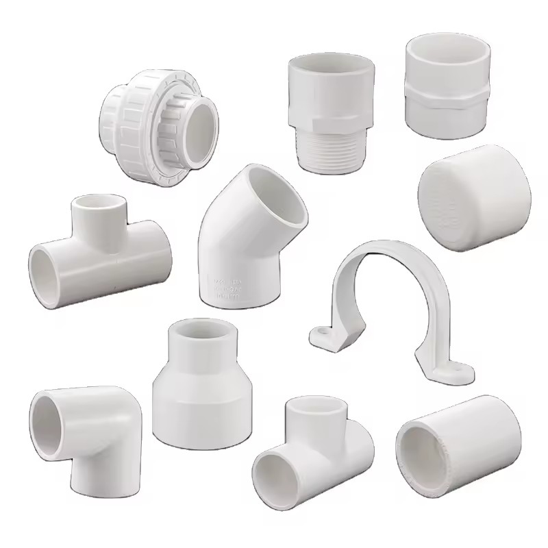 1/2"-4" Factory Customized American Standard Water Supply White 90 Degree Elbow Pvc Fittings Plumbing Pipe Connection Fittings