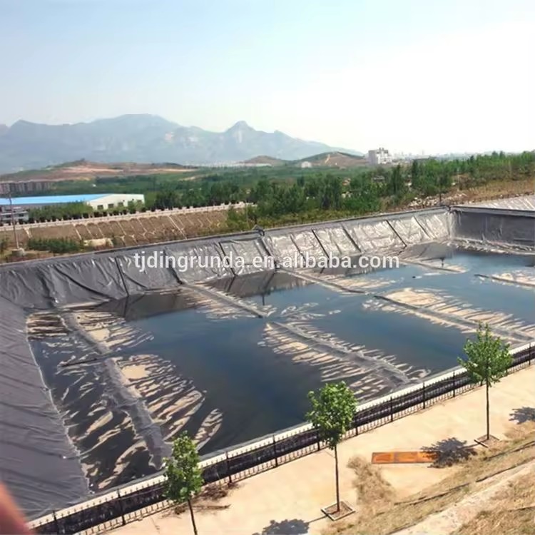 Fish Pond Anti-seepage Material HDPE Geomembrane Liner 0.5mm