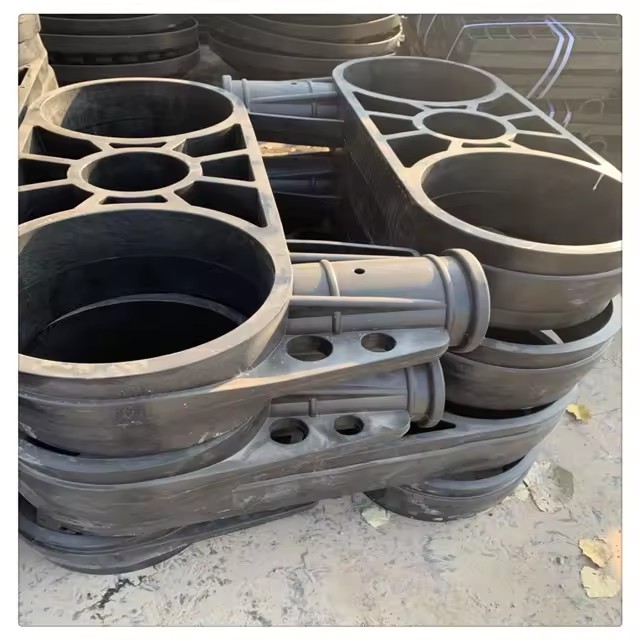 Floating Fish Farming Cage Feeding Net HDPE Bracket in Open Sea 500mm