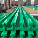 Plastic Wear Strips Strict Selection of Materials Plastic Rail Profiles Return Linear Pe Wear Strip Uhmw-pe Chain Guide Rails