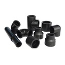 High-Density Polyethylene (HDPE) 50-630mm 90 Degree Elbow Equal Tee Smooth Surface High Hott Melt Electrofusion Fittings