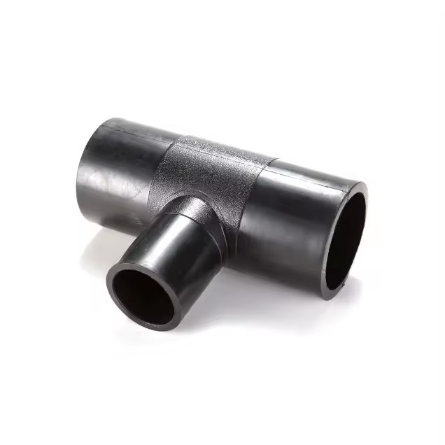 HDPE Hot Melt Thread Pipe Fittings Accessories Equal Tee Reducing Tee Straight Cross