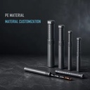 PE Plastic Square Telescopic Pack Tube for CNC End Mill Tool Storage Custom Packaging Box for Drill Bits