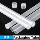 2026 New Wholesale PP Polypropylene Packaging Tubes Custom Size 10-60mm Diameter Other Cosmetic Storage Packaging 100 Sets