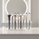 Wholesale Clear Other Tube for Makeup Brush and Blush Packaging Transparent Cosmetic Storage Cylinder Container Color Caps