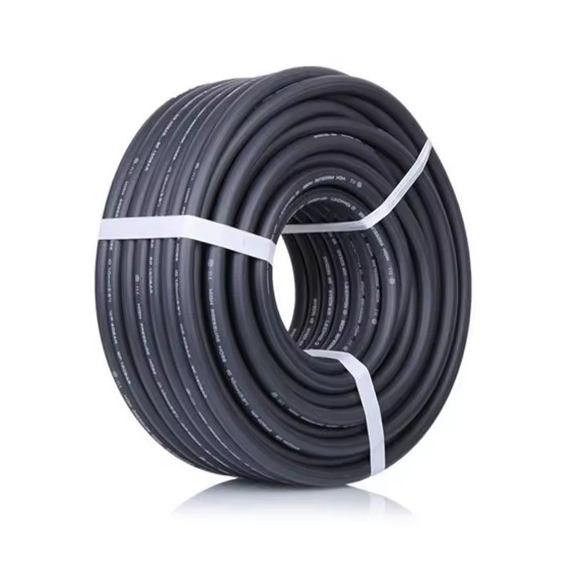 High Pressure Customizable Wire Braided Rubber Hose Hydraulic Parts Oil Pipe Assembly Hydraulic Hose Customization