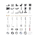 Customized Shaped Thin Plastic Frame Profile High Durability Plastic Profile Frame
