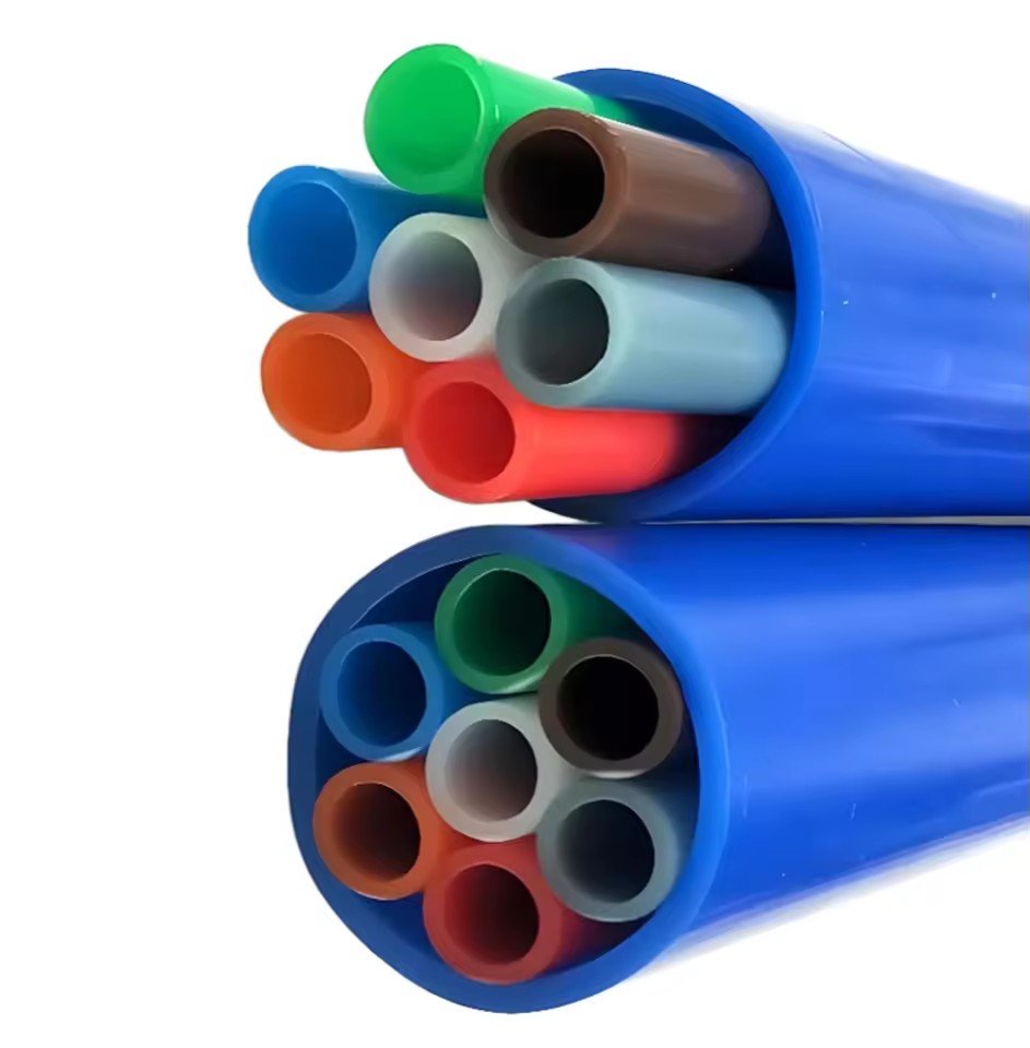 High Quality HDPE Corrosion Resistant Lightweight Tubes Conduit 4-Way 5-Way 7-Way 12/10mm Microduct for Fiber Optic