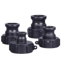 IBC Tote Adapter S60x6 Female Buttress 3/4" PP Camlock Fitting Smooth Food Chemical Grade High Pressure Water Transfer Connector