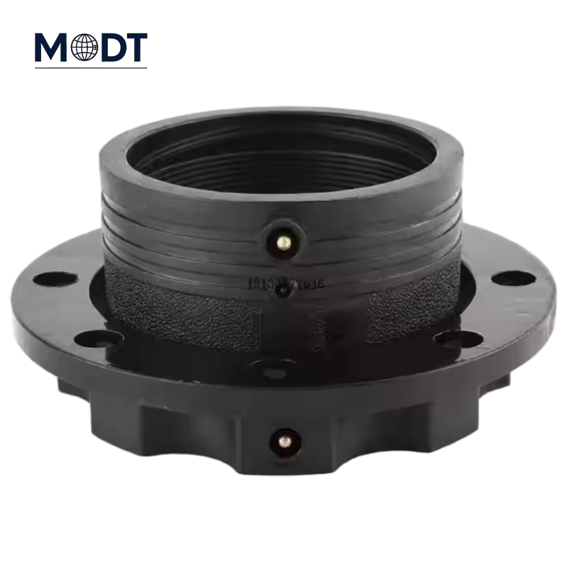 Electrofusion 225mm HDPE Flange Adapter Polyethylene Pipe Fittings Welding Connection Injection Molding Technique Casting