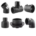 HDPE Electrofusion Coupling Fittings High Pressure Injection Molding for Water Supply