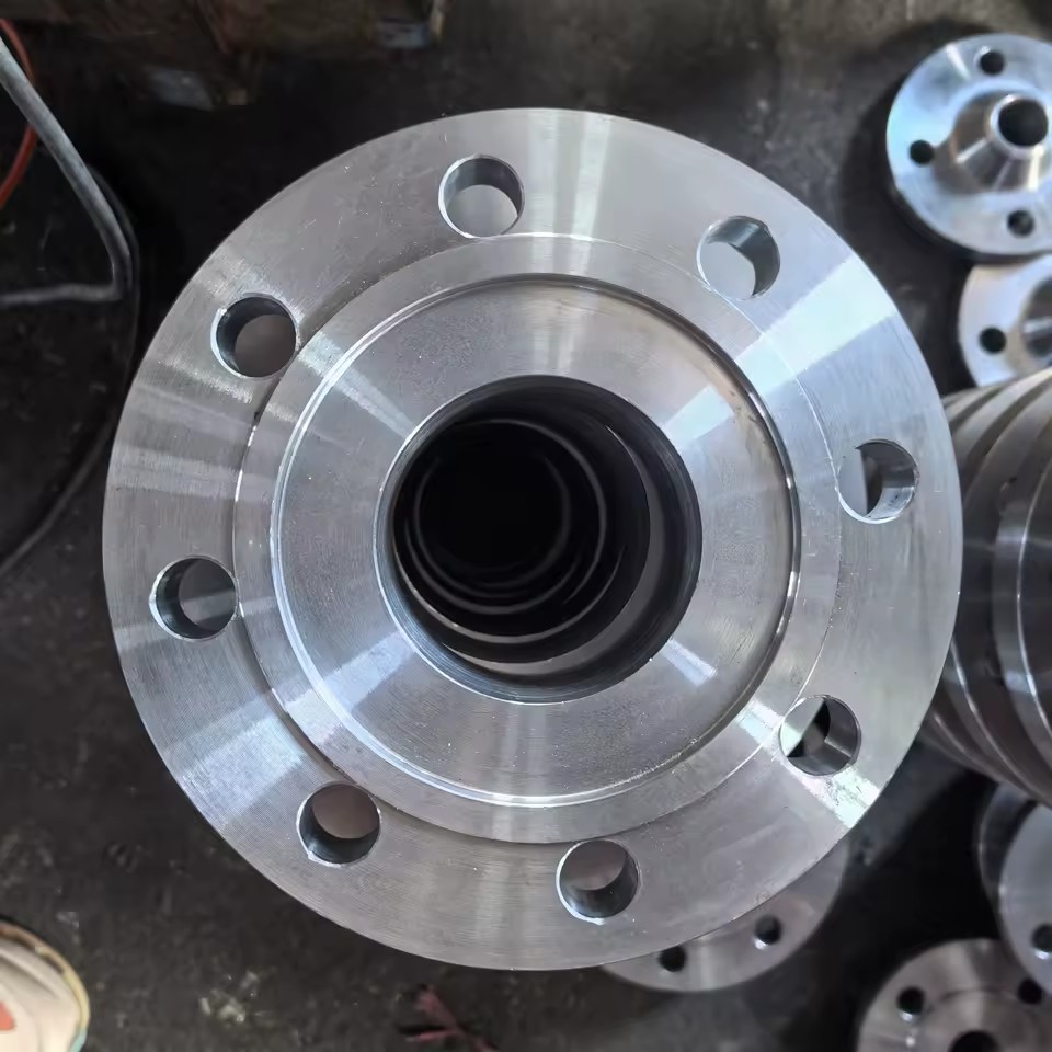 Flanges with 4 Bolt Holes in Galvanized Iron Pipe Fitting Gi BS/NPT Threads 50mm Casting for DIY Air Gas Fittings