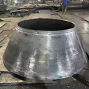C-400*200*12 Non-Alloy Carbon Steel Reducing Pipe Abrasive Blasted Surface Q355B/Q235B Grades GB/T 29168/JGJ94 SMAW