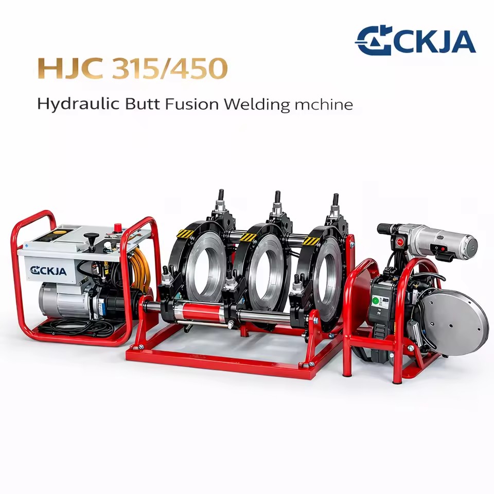 HJC 400/450/500/630 Pipe Master Hydro 220V Heavy-Duty TIG Welder for Steel Pipes 315-630mm Welding Range 3-Year Warranty