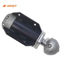 AMJET Rotary Cutter MAX Sewer Cleaning Hydro Jetting Nozzle 128-200 LPM High Efficiency Drain Jet Nozzle for Commercial Pipes