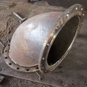 Anti-Corrosion Coated Non-Alloy Steel Oval 45-Degree Elbow Other Standard GB Q345B/Q235B Grade Hot Rolled Surface Welded