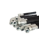 High Pressure Smooth Cover Hydraulic Hose SAE 100 R2 Steel Wire Braided Rubber Oil Pipe Wrapped Flexible Suction Discharges