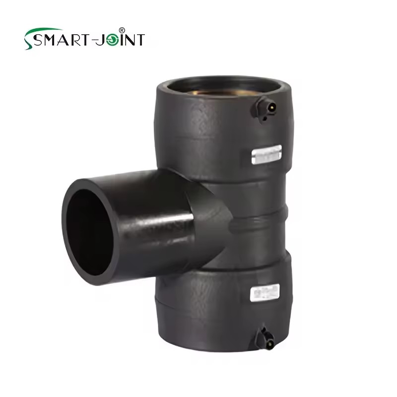 Quality Assured High Pressure Smooth Surface PE/HDPE Piping Fittings Electro Fusion Tee Class 150 Chemical Resistant