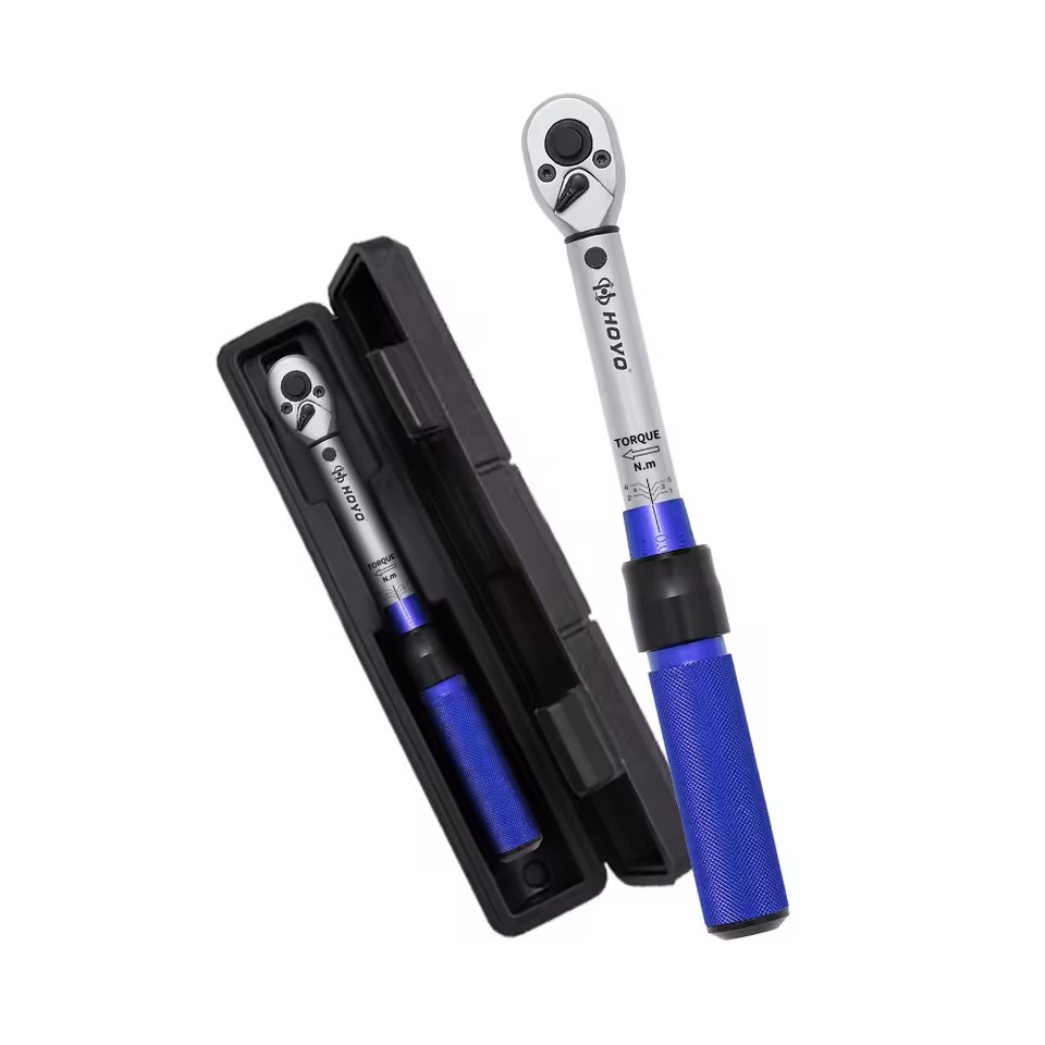 Mechanics' Metric 1/4-Inch Click Torque Wrench 72-Tooth Dual Scale Chrome Vanadium Steel Industrial Grade Ratcheting 30Nm Max