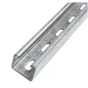 Galvanized Steel Channels S250GD, S350GD Grades 41x41mm & 41x21mm 2.0-2.5mm Thickness Perforated C Profiles for Solar Projects