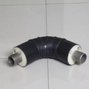 High Temperature ERW Steel Jacket Glass Wool Pre Insulated 3PE Pipe Fitting Bend/Elbow for Oil Pipe