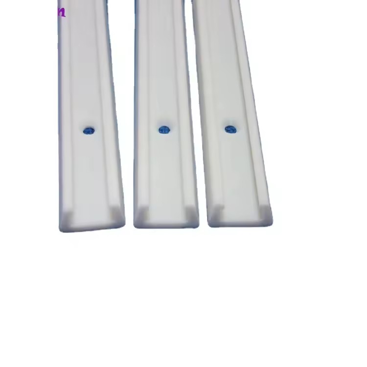 Customized Length White Hard ABS Profile with Holes C Channel Plastic Modelling-Extruding and Cutting Service