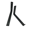 Sliver Steel Zinc Plating Triangle Bracket DIY Furniture Floating Shelf Heavy Duty Corner Bracket