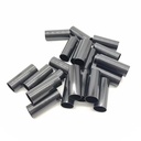 OEM Factory Outlet Black Rounded Tube Abs Pp Pc Polycarbonate Pipe Smooth Surface Extruding Plastic Modling Custom Size Cutting